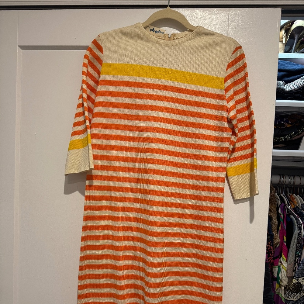 Vintage 1970s striped dress